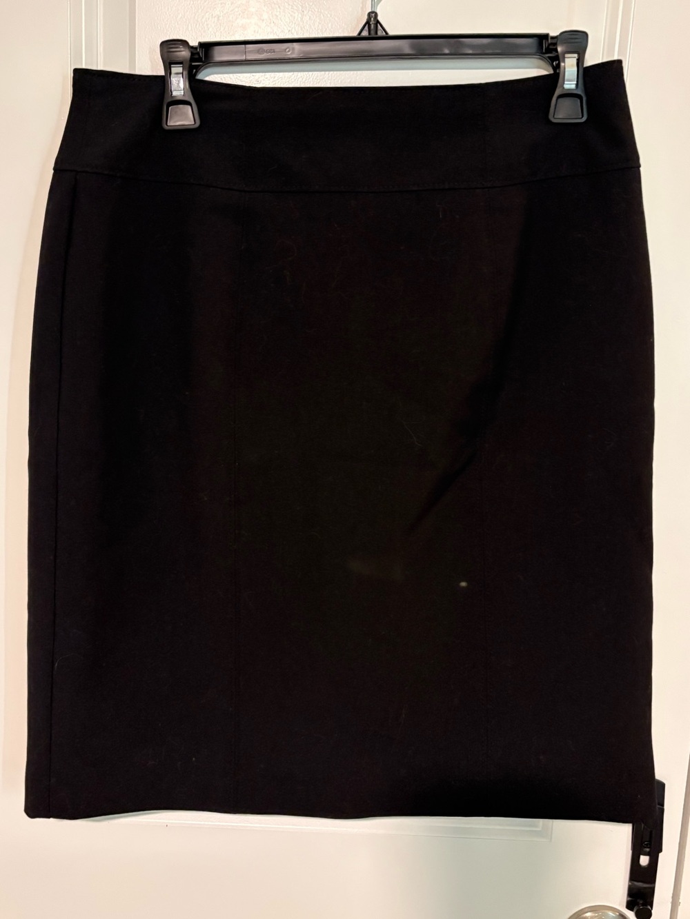 Worthington Black Lined Pencil Skirt Size 8